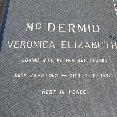 Mc DERMID Veronica Elizabeth 1915-1987