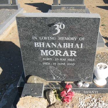 MORAR Bhanabhai 1923-2003
