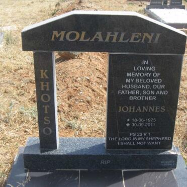 MOLAHLENI Khotso Johannes 1975-2011