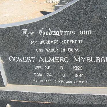 MYBURGH Ockert Almero 1923-1984