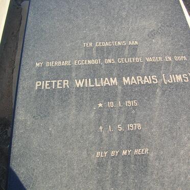 MARAIS Pieter William 1915-1978