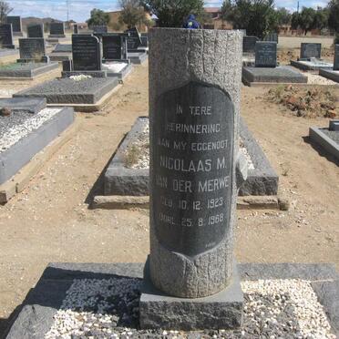 MERWE Nicolaas M., van der 1923-1968