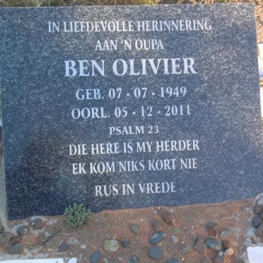 OLIVIER Ben 1949-2011