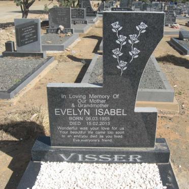 VISSER Evelyn Isabel 1955-2013