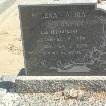 VELDSMAN Helena Alida BLOMERUS 1906-1976