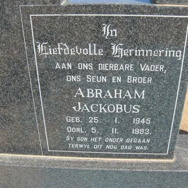 VISSER Abraham Jackobus 1945-1983 