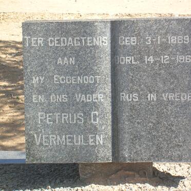 VERMEULEN Petrus C. 1889-1966 