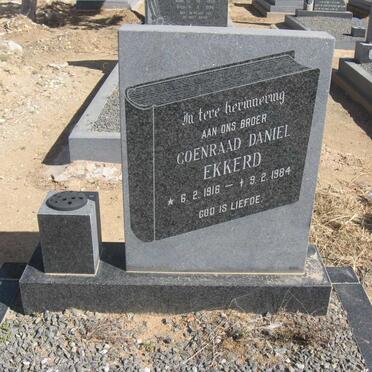 EKKERD Coenraad Daniel 1916-1984