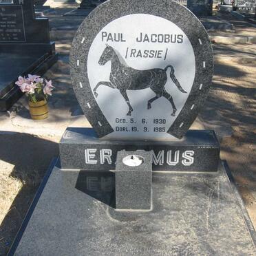 ERASMUS Paul Jacobus 1930-1985