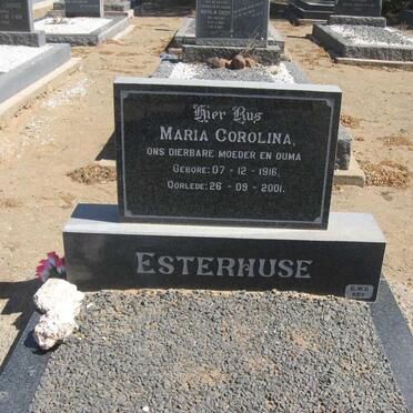 ESTERHUSE Maria Corolina 1916-2001