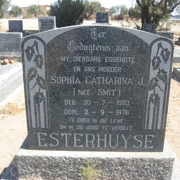 ESTERHUYSE Sophia Catharina J. nee SMIT 1893-1976