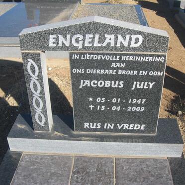 ENGELAND Jacobus July 1947-2009