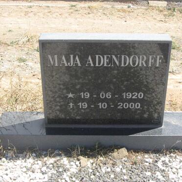 ADENDORFF Maja 1920-2000
