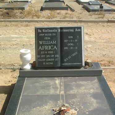 AFRICA William 1927-1999 