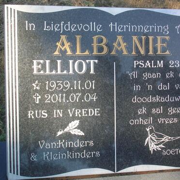 ALBANIE Elliot 1939-2011