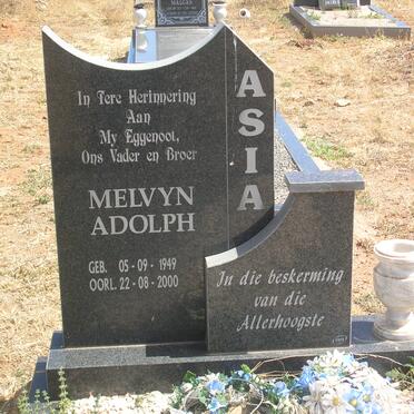 ASIA Melvyn Adolph 1949-2000