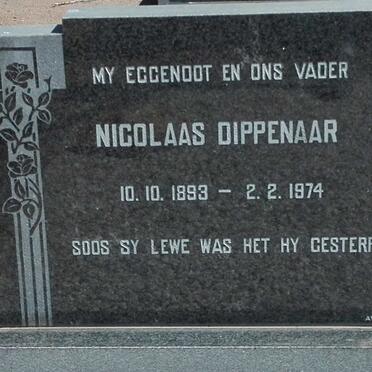 DIPPENAAR Nicolaas 1893-1974