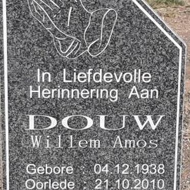 DOUW Willem Amos 1938-2010