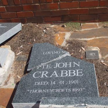 CRABBE John -1901