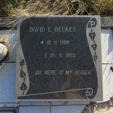 BEUKES David E. 1908-1983