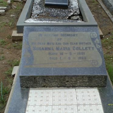 COLLETT Susanna Maria 1901-1983