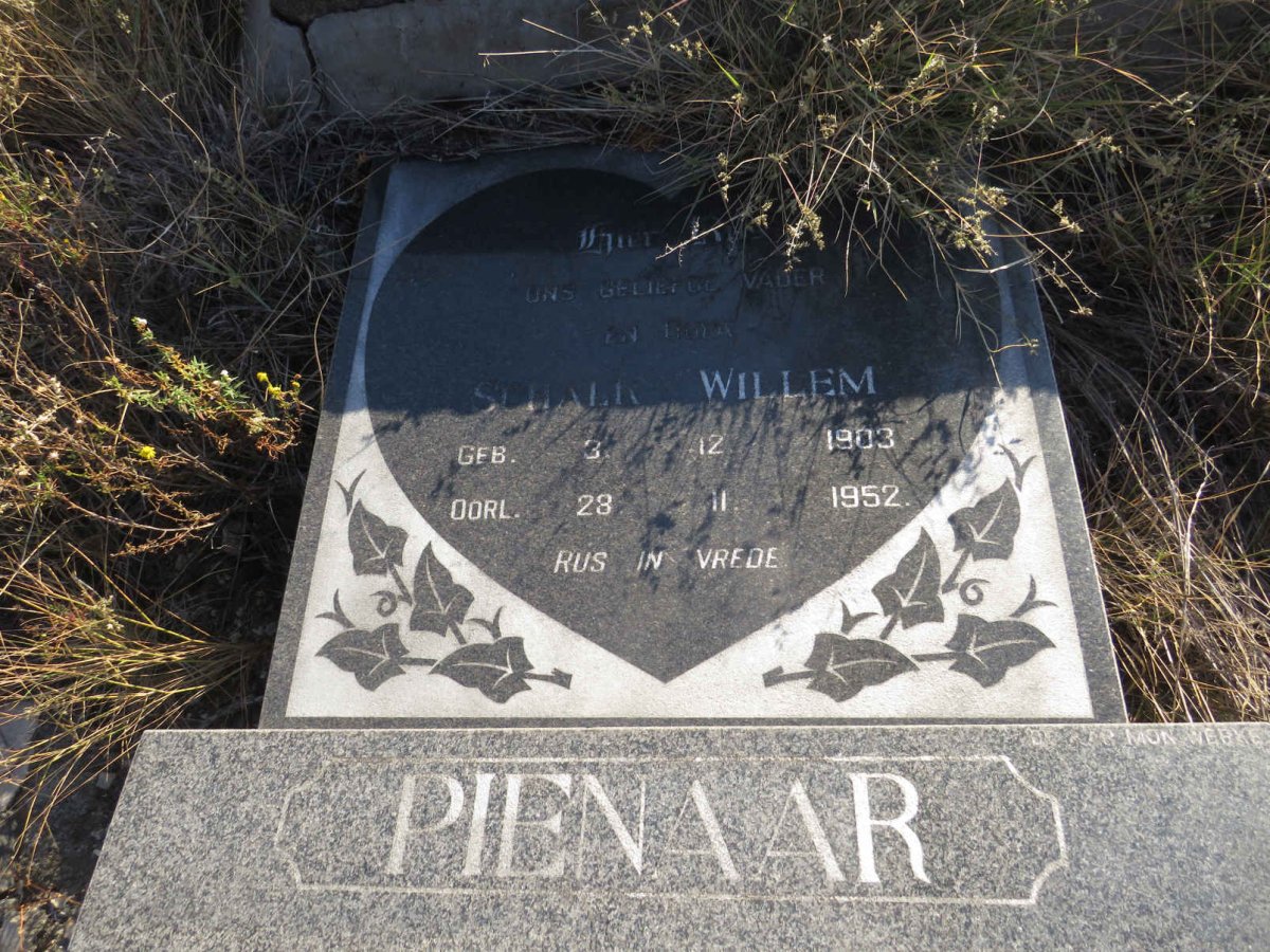 PIENAAR Schalk Willem 1903-1952