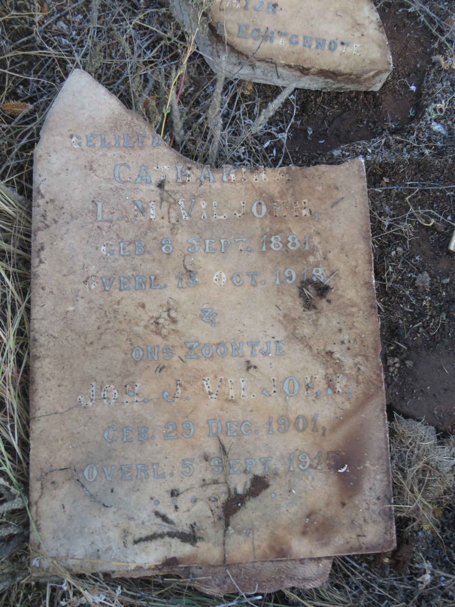 VILJOEN Catharina L.M. 1881-1918