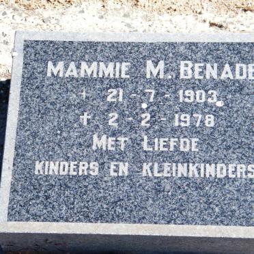 BENADE M. 1903-1978