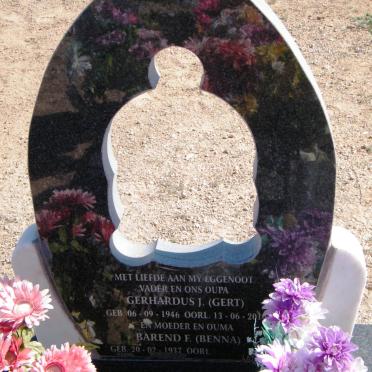 BRAND Gerhardus J. 1946-2010 &amp; Barend F. 1937- 
