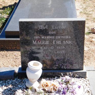 ERLANK Maggie 1929-1988
