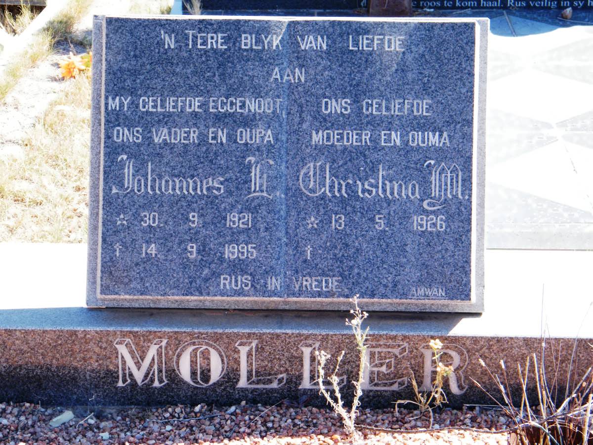 MOLLER Johannes F. 1921-1995 & Christina M. 1926-
