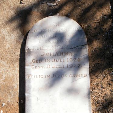 PRETORIUS Johanna 1926-1927