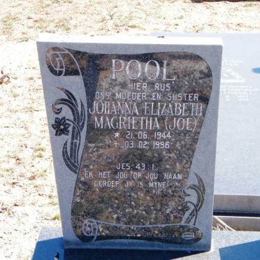 POOL Johanna Elizabeth Magrietha 1944-1996