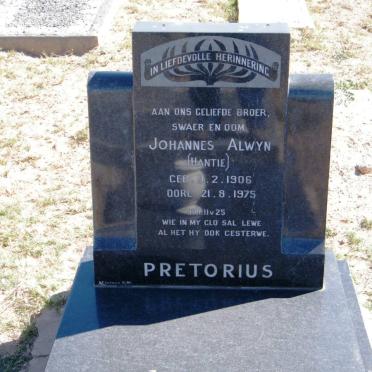 PRETORIUS Johannes Alwyn 1906-1975