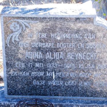 REYNECKE Adina Alida 1933-1960