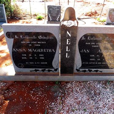 NELL Jan Abraham 1898-1970 & Anna Mageretha 1905-1982  _1