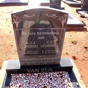 ZIJL A.J.J., van 1913-2005 & C.F. 1919-2010