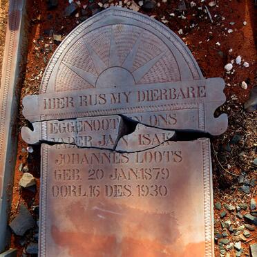 LOOTS Jan Isak Johannes 1879-1930