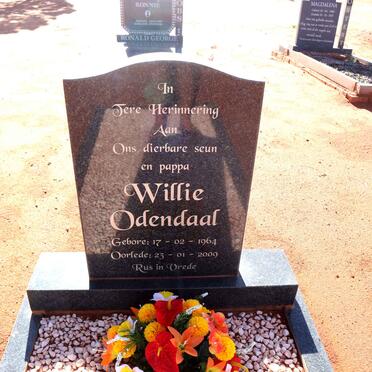ODENDAAL Willie 1964-2009