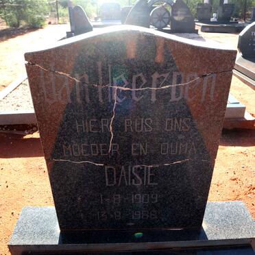 HEERDEN Daisie, van 1909-1988