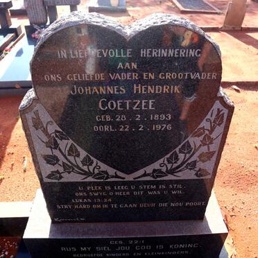 COETZEE Johannes Hendrik 1893-1976