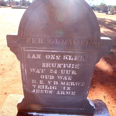 MERWE H.S., van