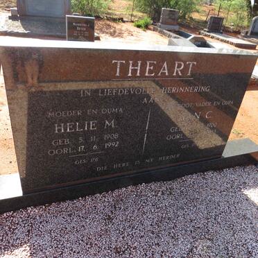 THEART Jan C. 1900-1983 & Helie M. 1908-1992 _1