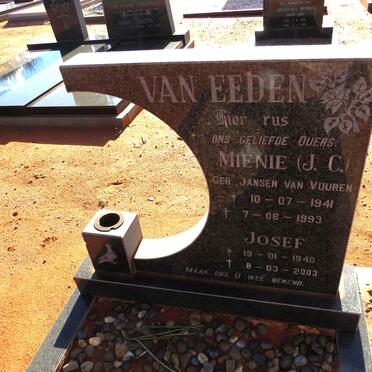 EEDEN Josef, van 1940-2003 & J.C. JANSEN VAN VUUREN 1941-1993