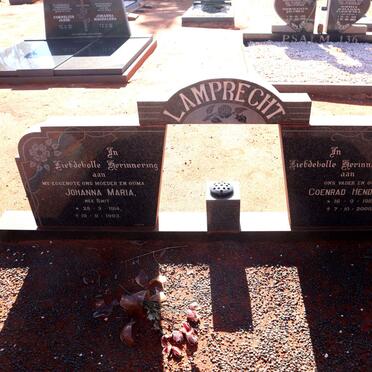 LAMPRECHT Coenrad Hendrik 1911-2000 & Johanna Maria SMIT 1914-1993