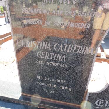 CLOETE Hendrik Petrus 1895-1971 & Christina Catherina Gertina SCHOEMAN 1907-1978 _2