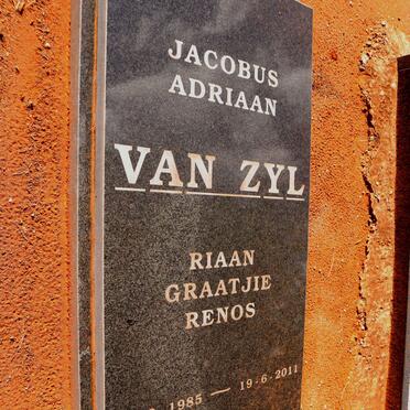 ZYL Jacobus Adriaan, van 1985-2011