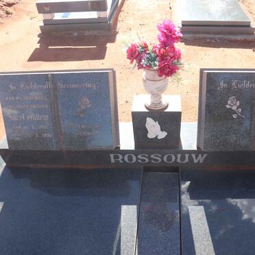 ROSSOUW Sarel Willem 1915-1996 & Regina Dorathea Danielina 1922-2005 