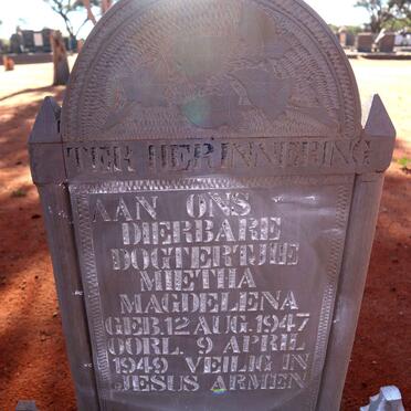 ROSSOUW Mietha Magdelena 1947-1949