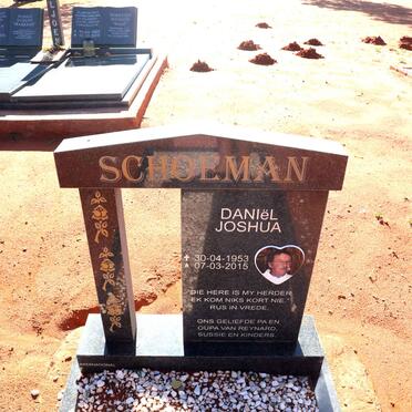 SCHOEMAN Daniel Joshua 1953-2015
